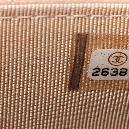 Chanel Caviar Quilted Wallet On Chain WOC Beige 8 of 12