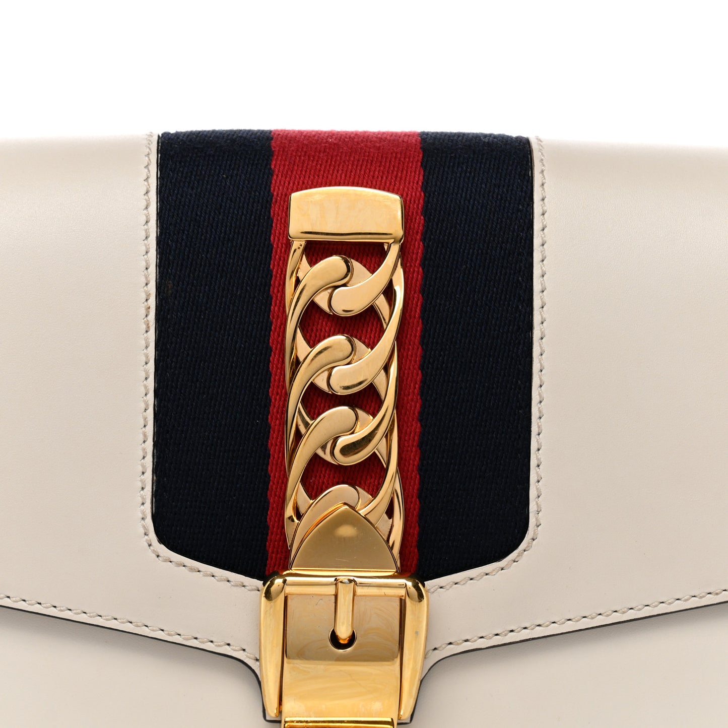 Calfskin Sylvie Belt Bag Off White