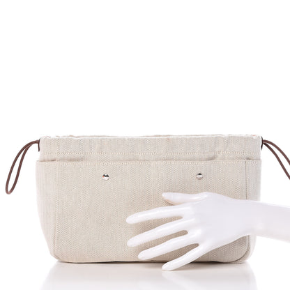 Hermes Canvas Barenia Fourbi 25 MM Pouch Naturel Fauve 2 of 10