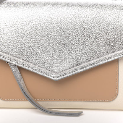 Givenchy Calfskin Duetto Crossbody Bag Silver 9 of 9