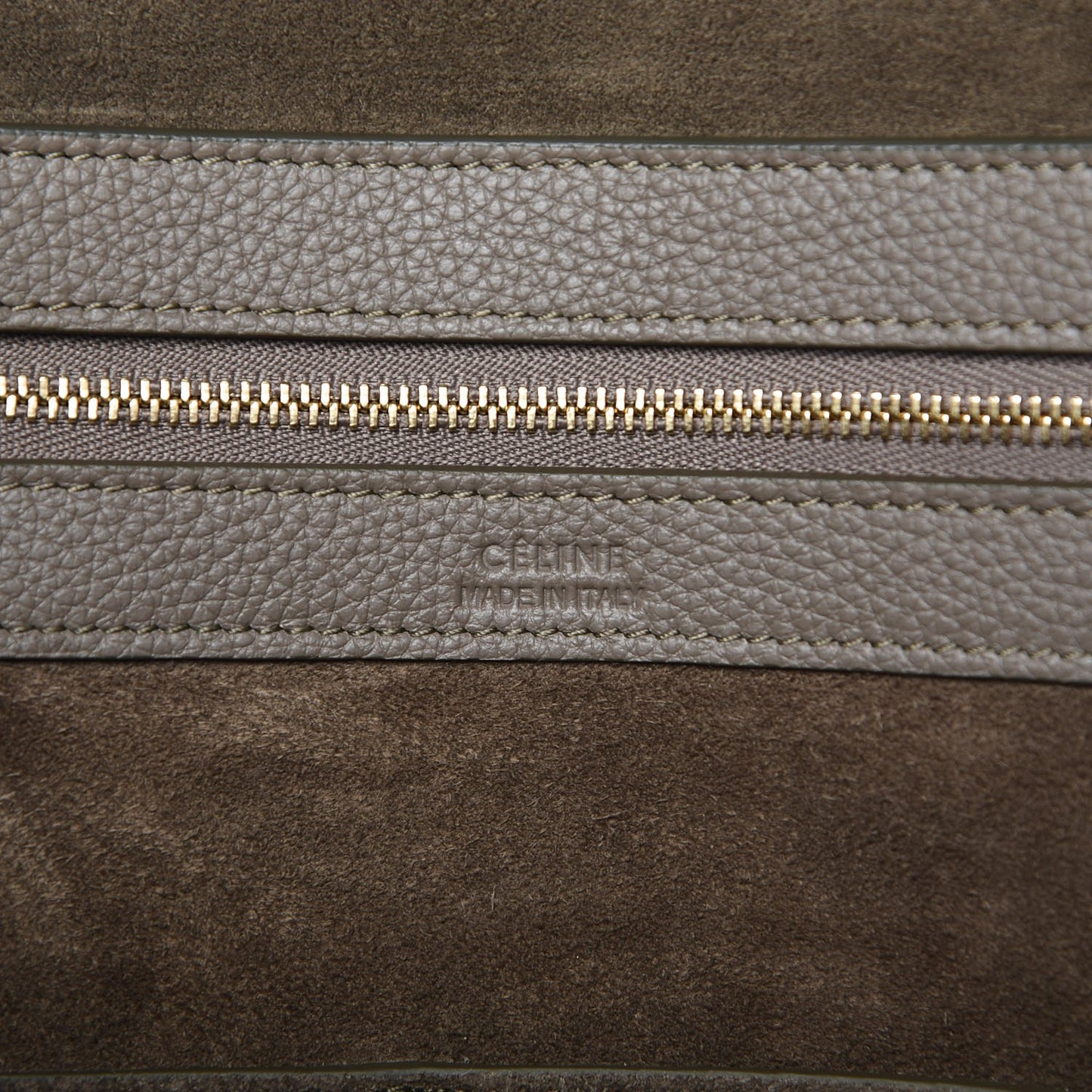 Soft Grained Calfskin Small Belt Cabas Phantom Taupe
