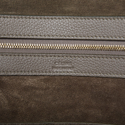 Celine Soft Grained Calfskin Small Belt Cabas Phantom Taupe 6 of 8