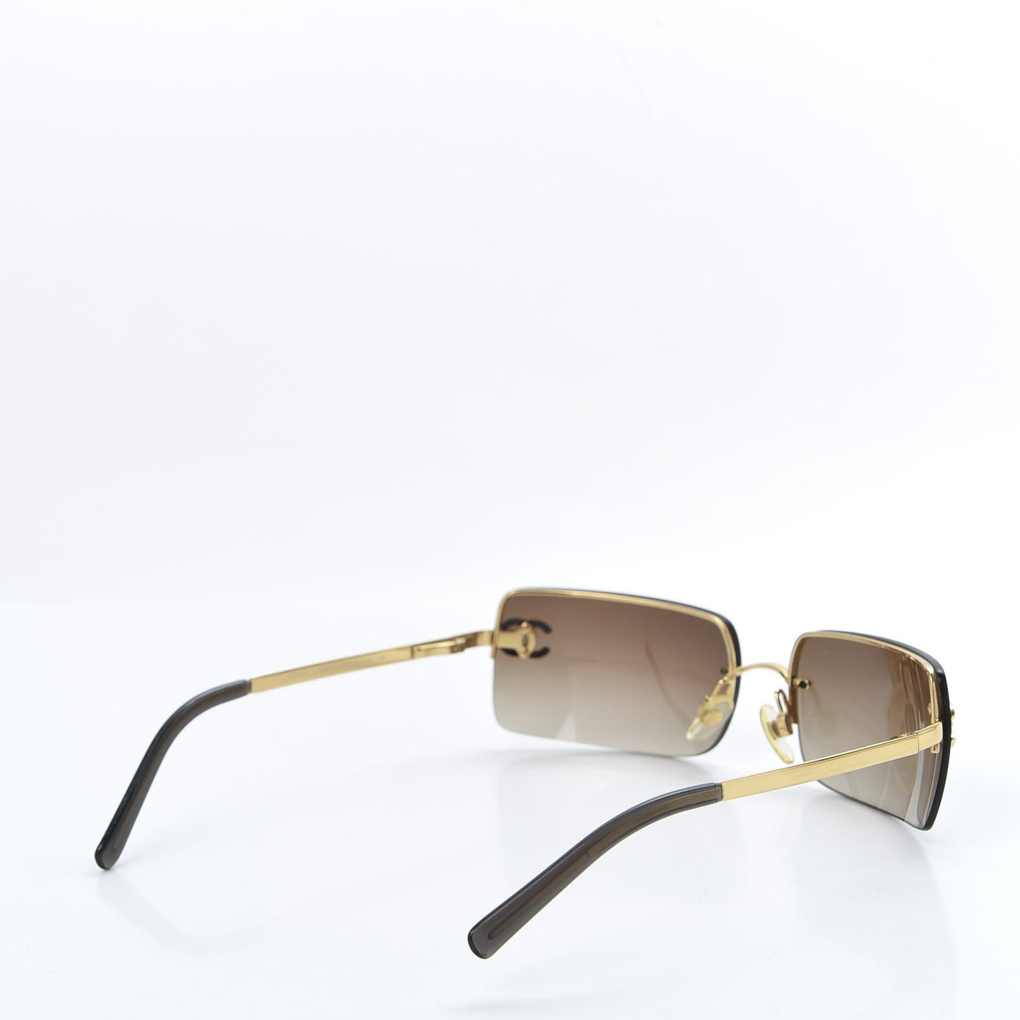 Crystal CC Logo Sunglasses 4104-B Gold