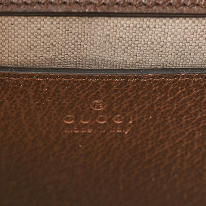 Gucci Monogram Jumbo GG Textured Dollar Calfskin Mini Diana Tote Bag Camel Ebony New Acero Pomegranate Red 6 of 10