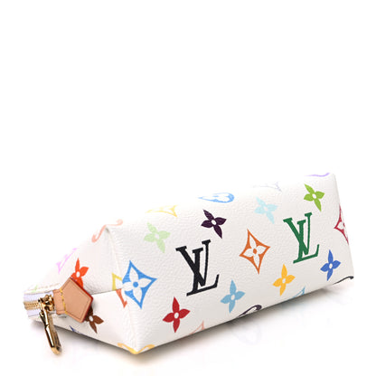 Louis Vuitton LV x TM Monogram Multicolor Cosmetic Pouch PM White 4 of 7