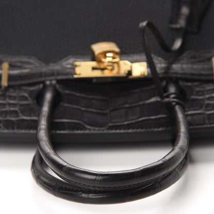 Hermes Togo Matte Alligator Birkin Touch 30 Black 14 of 36