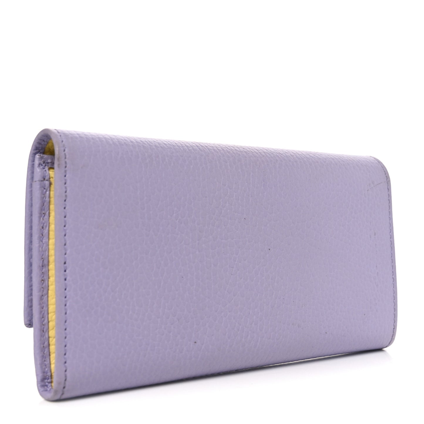 Dollar Calfskin GG Marmont Continental Wallet Lilac
