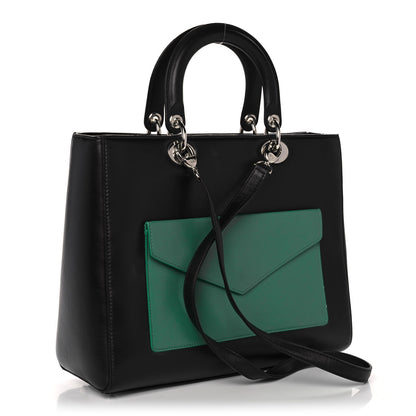 Christian Dior Calfskin Large Lady Dior Pockets Black 3 of 12