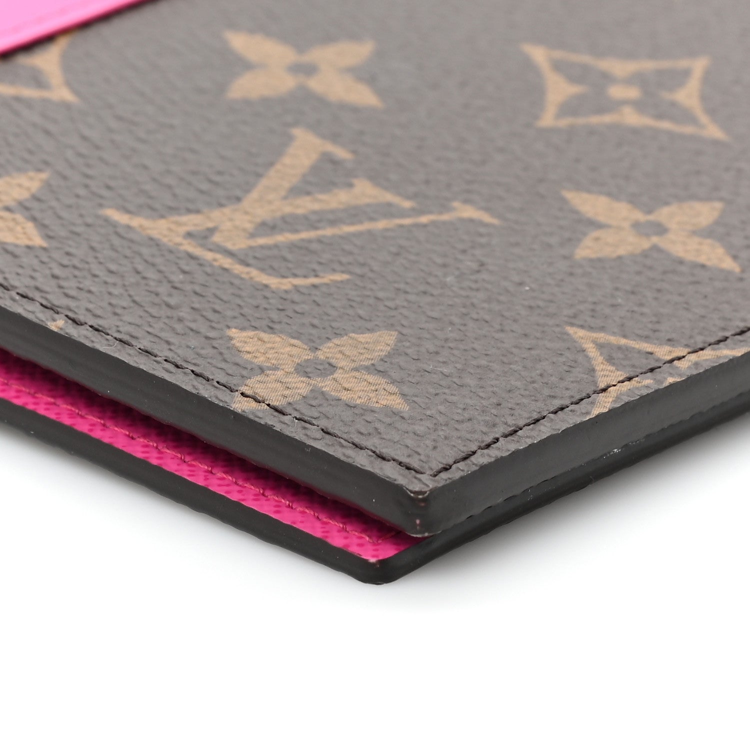 Louis Vuitton Monogram Macassar Passport Cover Fuchsia 9 of 12