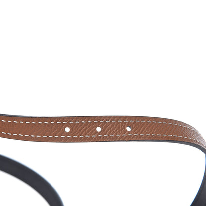 Hermes Swift Epsom 13mm Gamma Belt 65 Black Gold 4 of 5