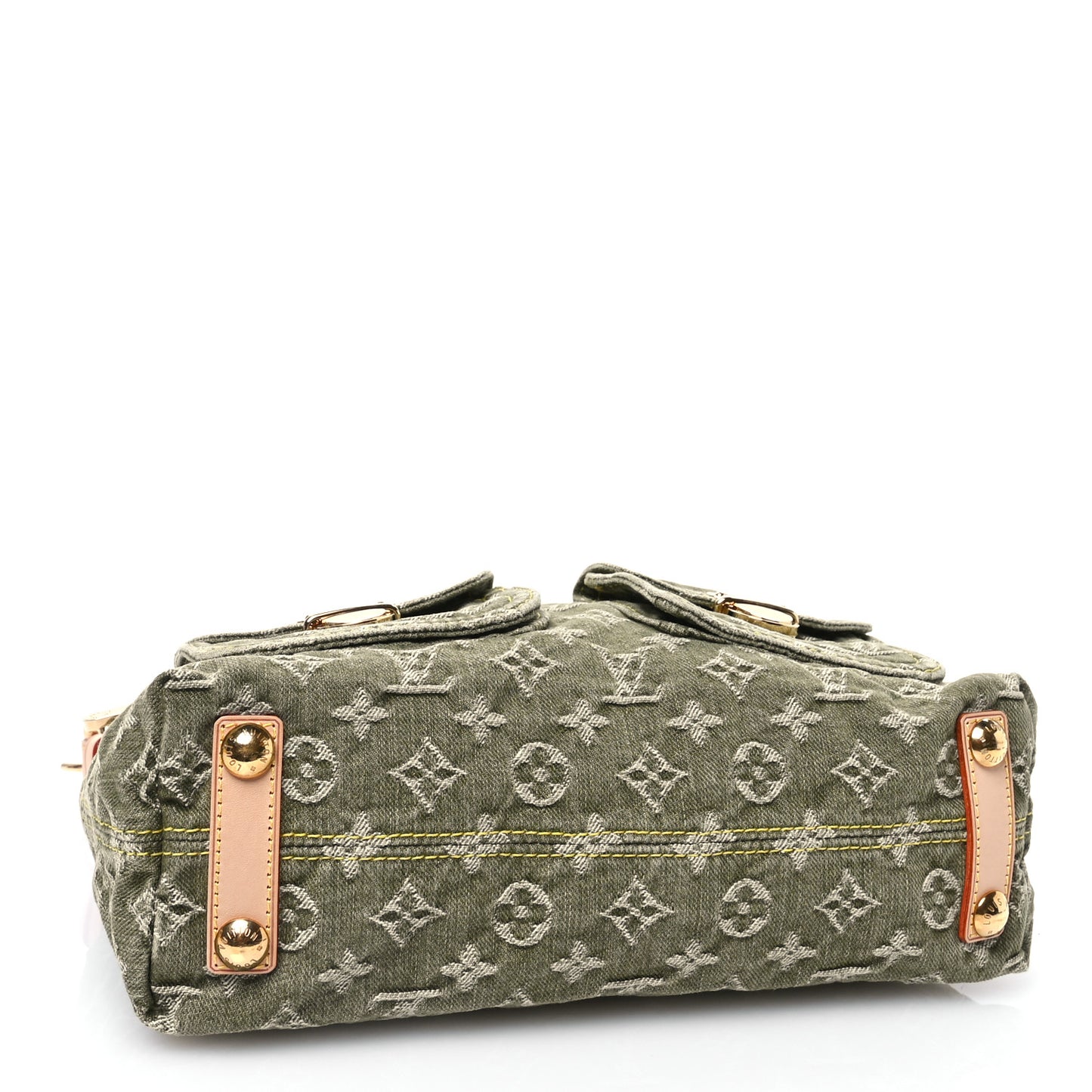 Monogram Denim Baggy PM Lichen