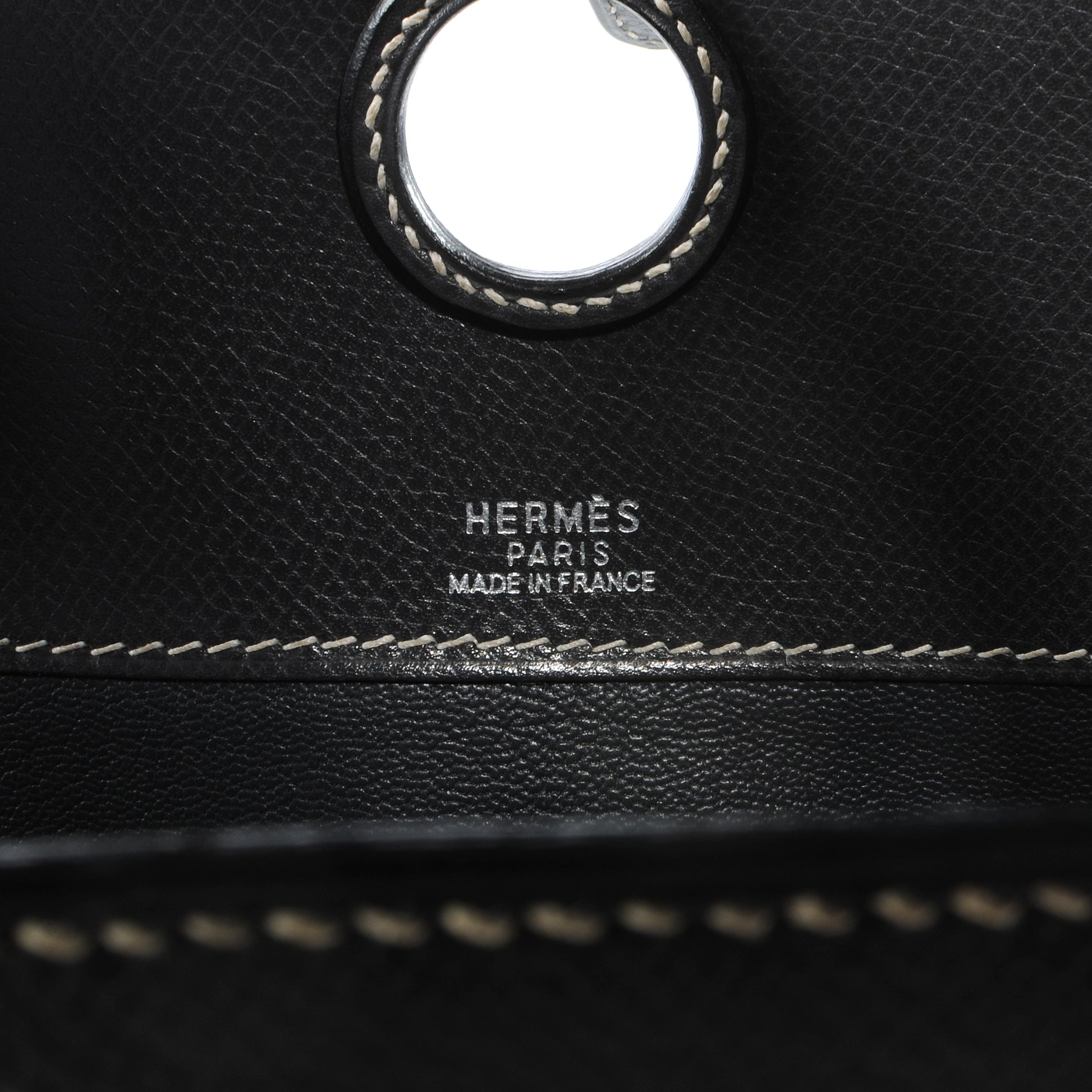 Hermes Veau Grain Lisse Dalvy 30 Graphite 7 of 9