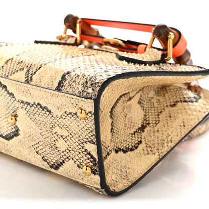 Gucci Snakeskin Mini Diana Tote Bag Beige 10 of 11