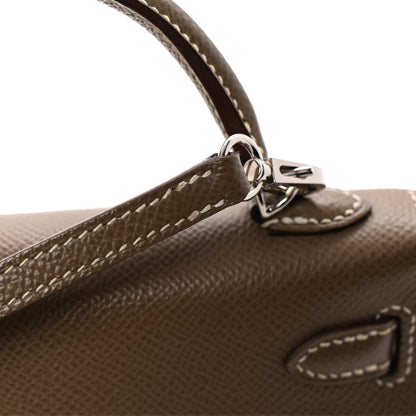 Hermes Epsom Mini Kelly Sellier 20 Etoupe 21 of 25