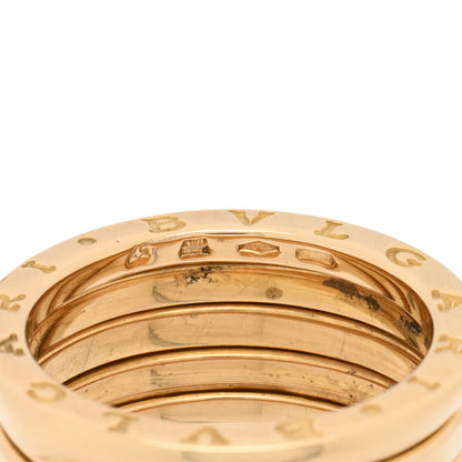 Bulgari 18K Yellow Gold B.Zero1 Four-Band Ring 56 7.5 5 of 5