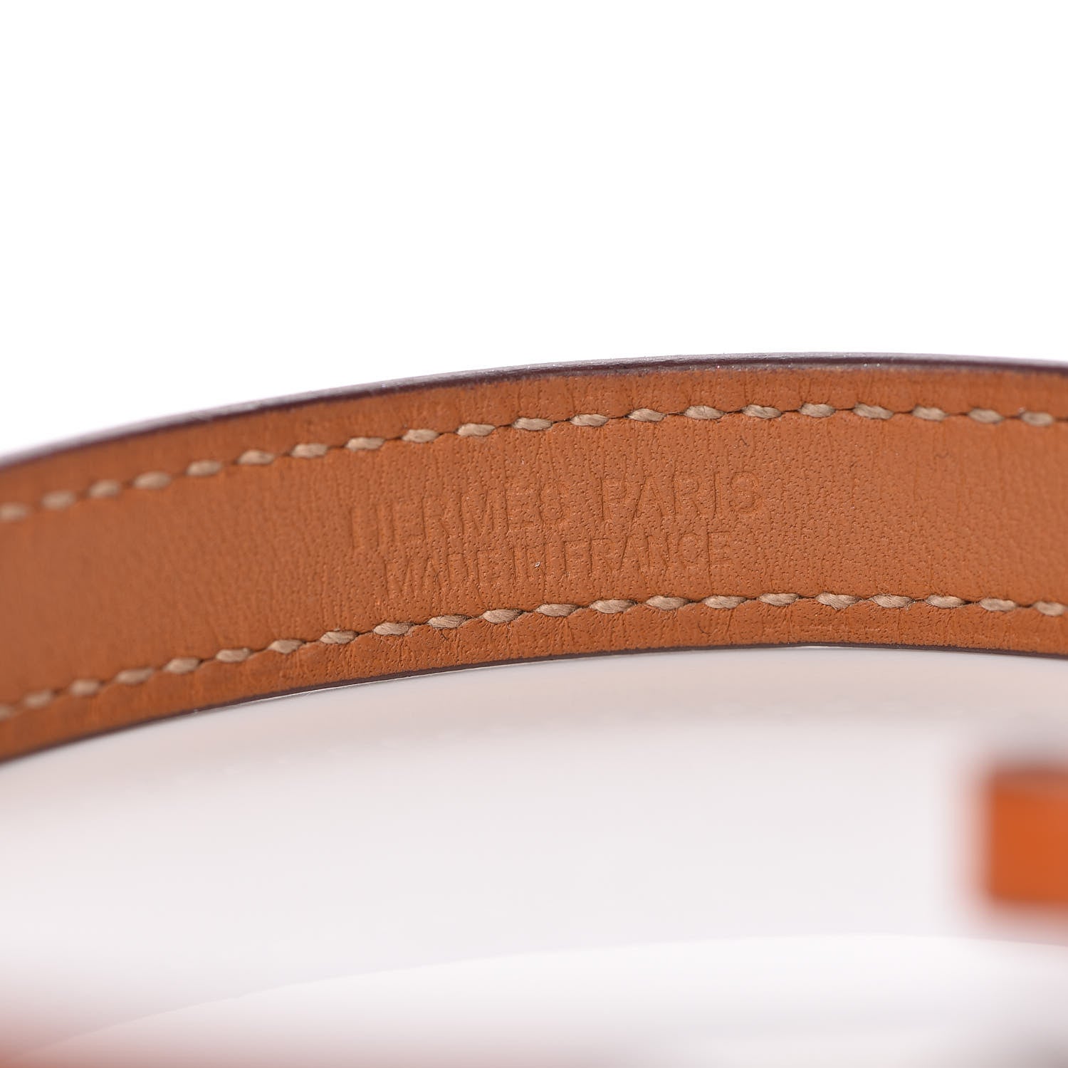 Hermes Swift Rivale Double Tour Bracelet XS Orange 4 of 6