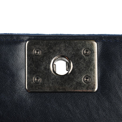 Chanel Velvet Quilted Mini Boy Flap Navy 8 of 8