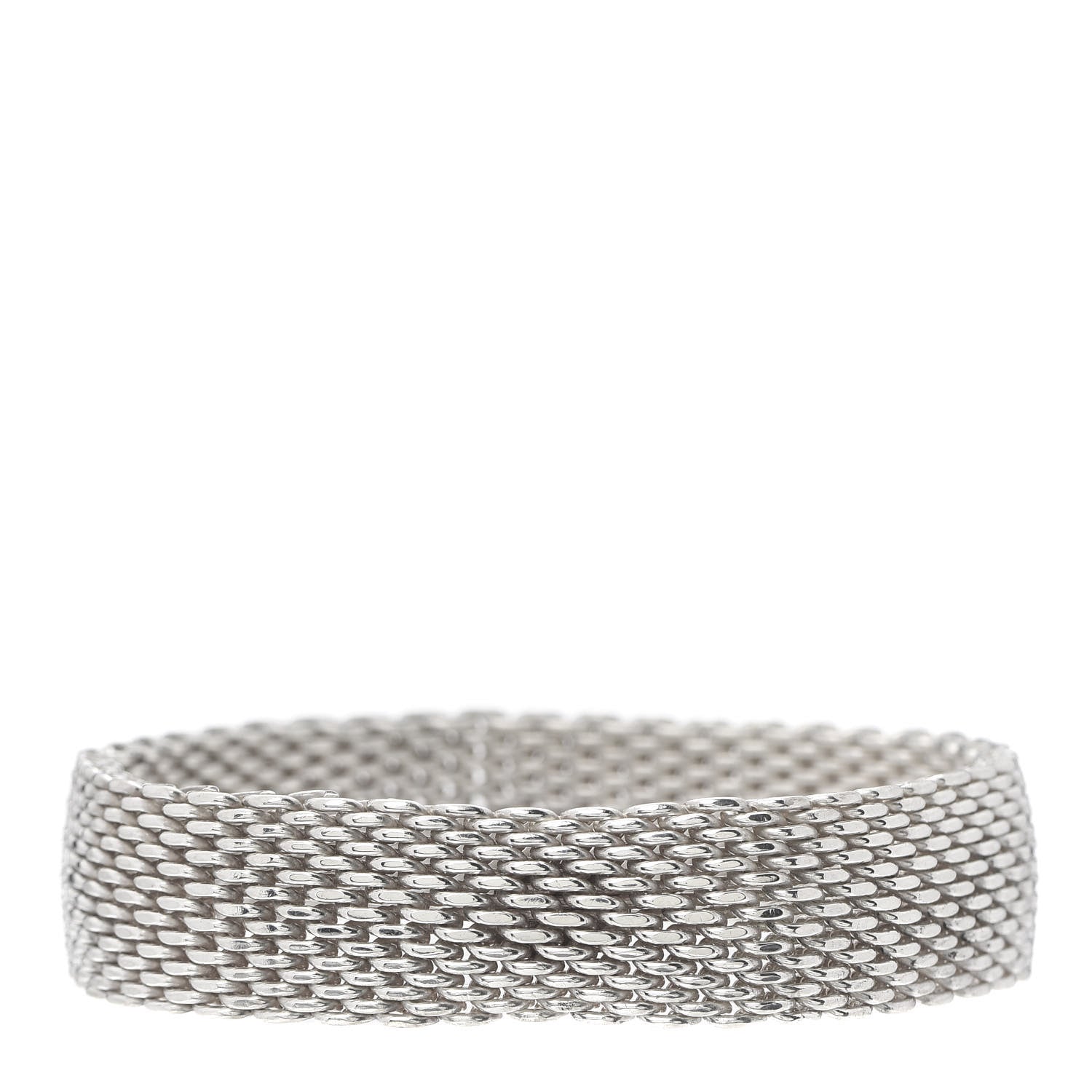 Tiffany Sterling Silver Somerset Mesh Bracelet 3 of 4