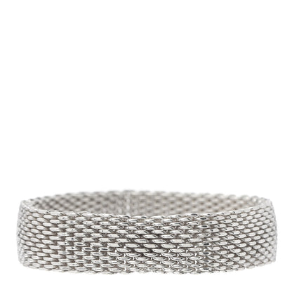 Tiffany Sterling Silver Somerset Mesh Bracelet 3 of 4