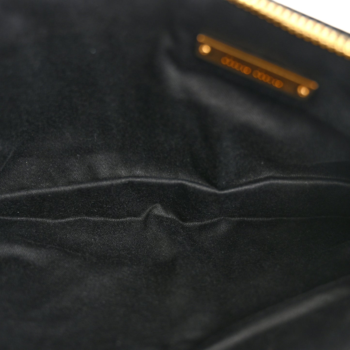 Nappa Matelasse Wristlet Black