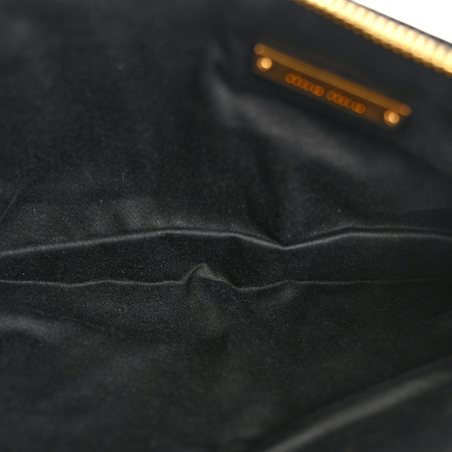Miu Miu Nappa Matelasse Wristlet Black 5 of 11