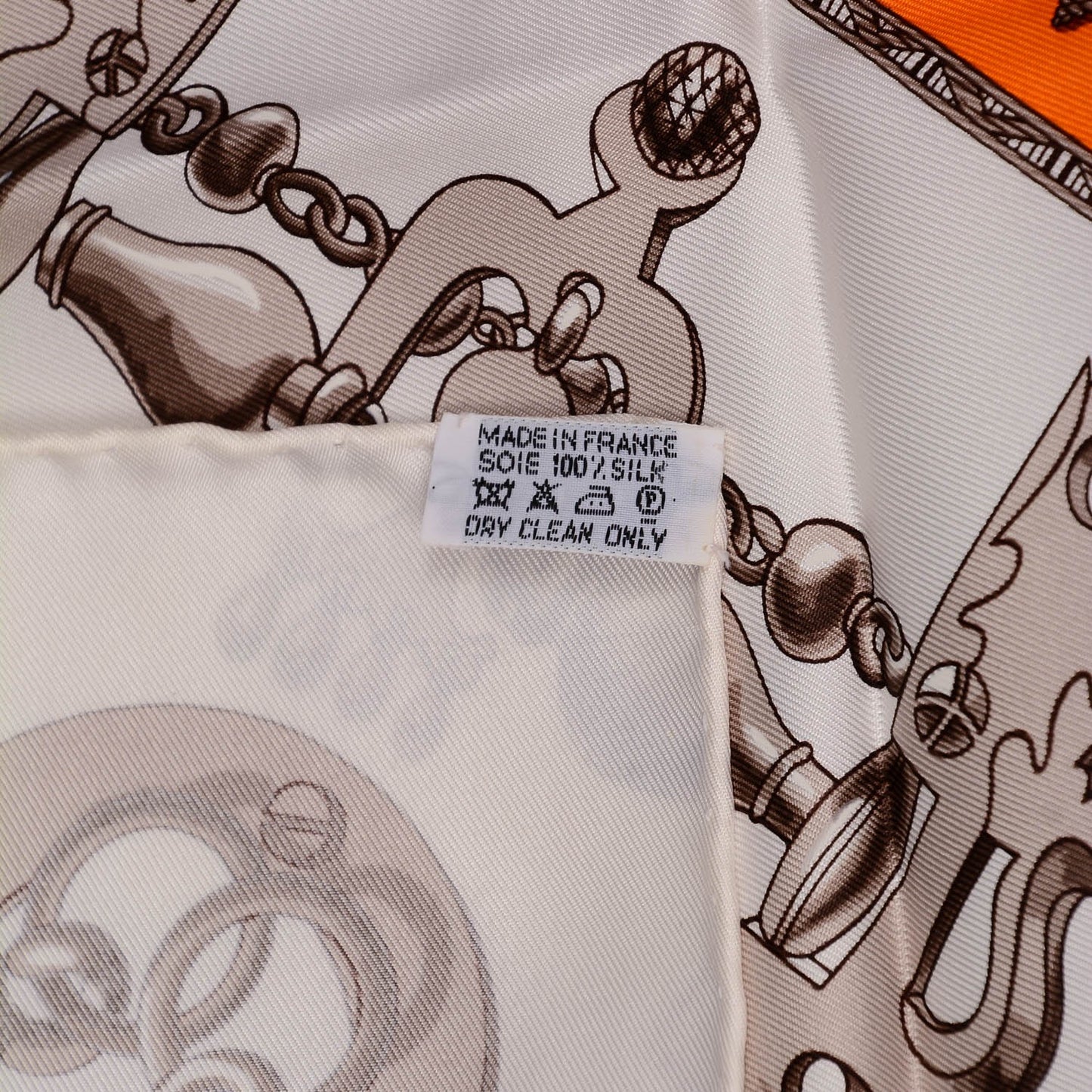 Silk Mors et Gourmettes Scarf 90