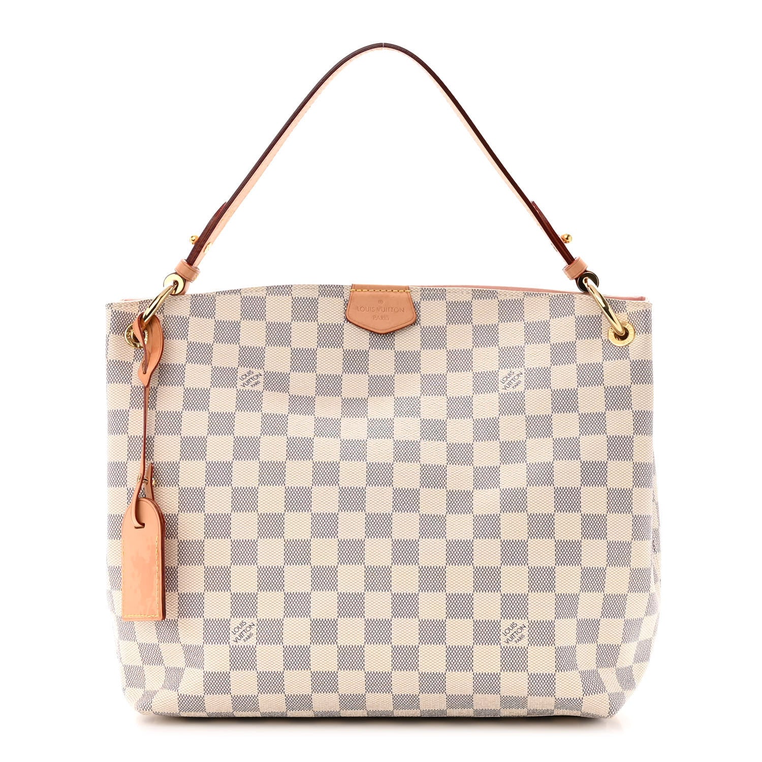 Louis Vuitton Damier Azur Graceful PM Rose Ballerine 1 of 10
