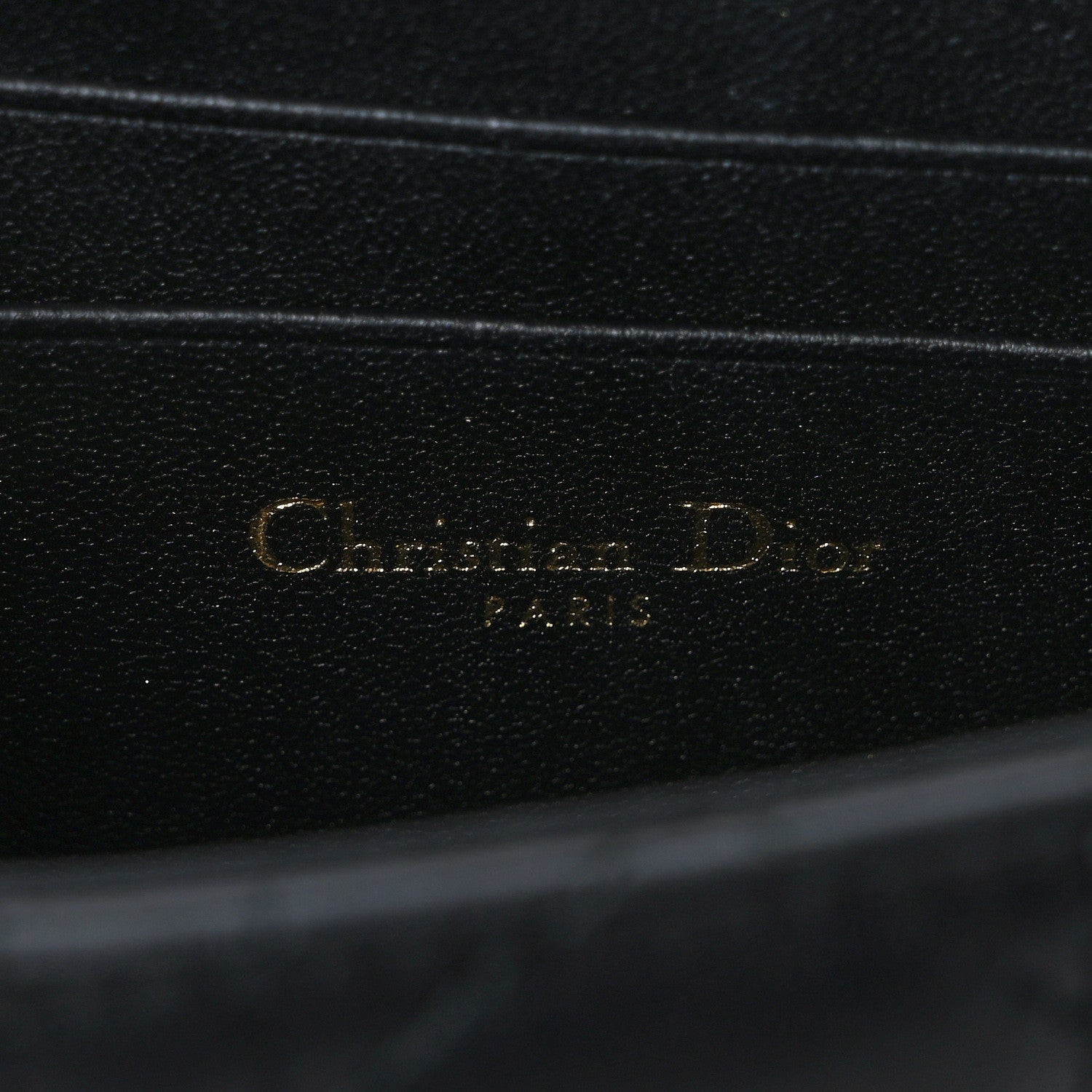 Christian Dior Lambskin Cannage Dior Talk Phone Pouch Black 6 of 10