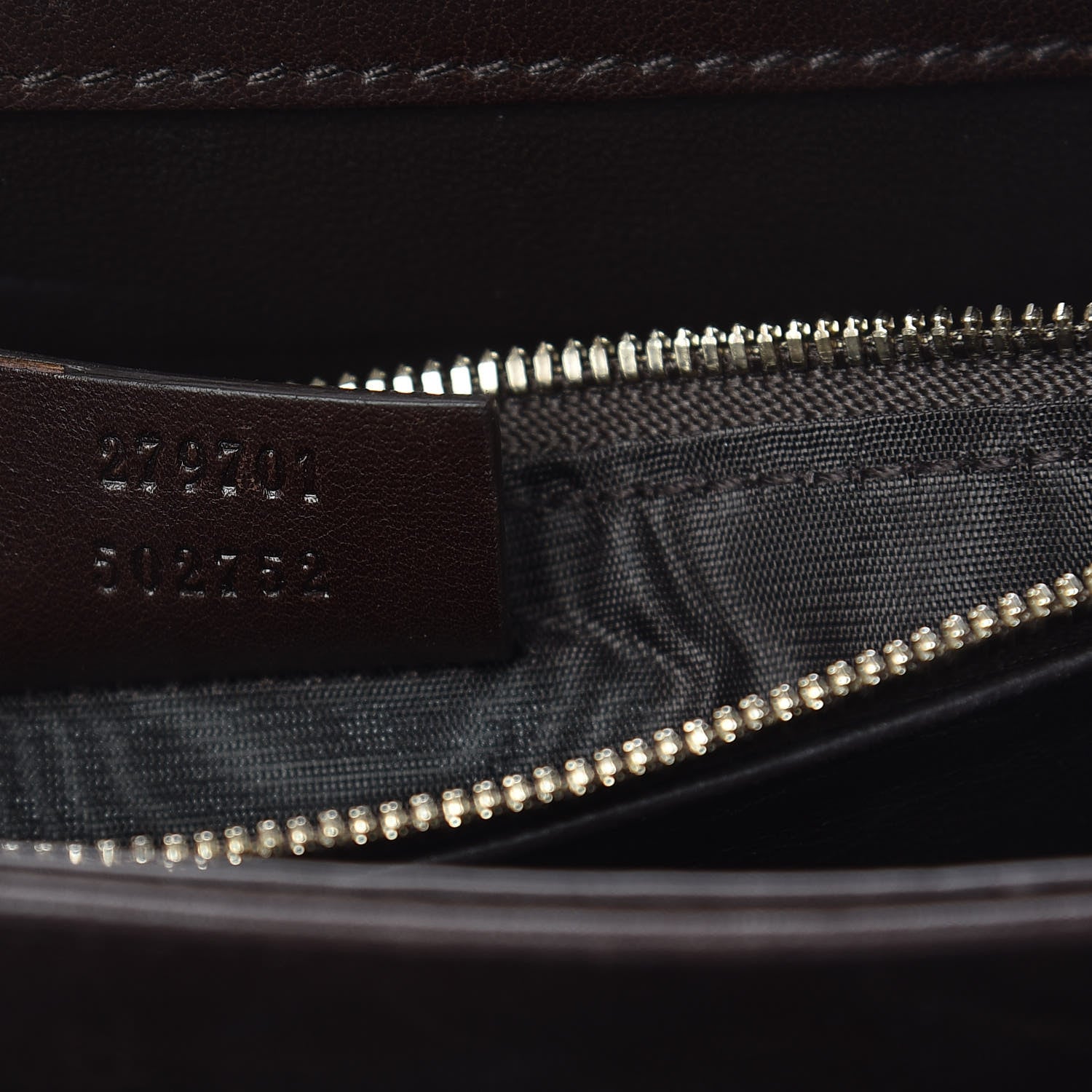 Gucci Calfskin Medium 1973 Shoulder Flap Bag Dark Brown 8 of 23