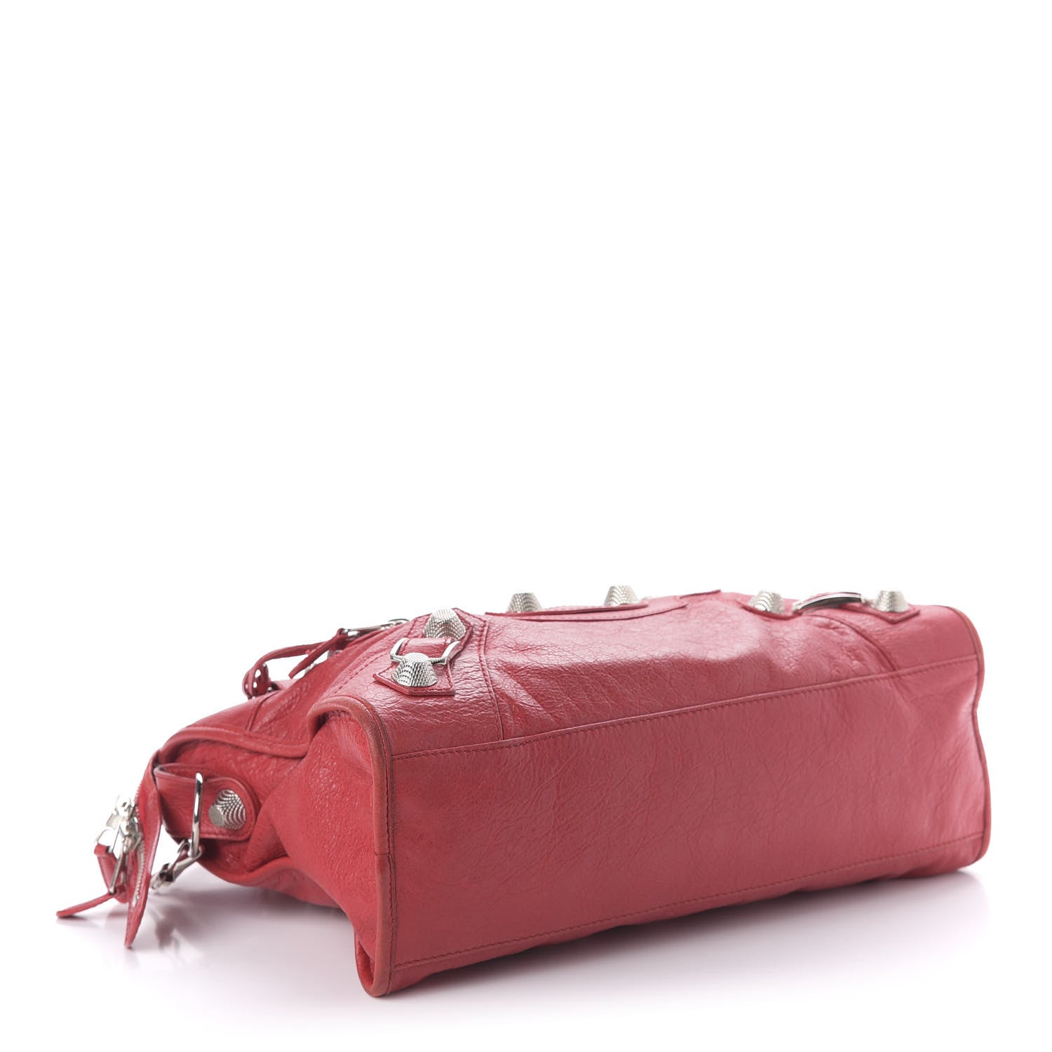 Balenciaga Agneau Giant 21 Silver Hardware City Rouge Coquelicot 4 of 10