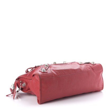 Balenciaga Agneau Giant 21 Silver Hardware City Rouge Coquelicot 4 of 10