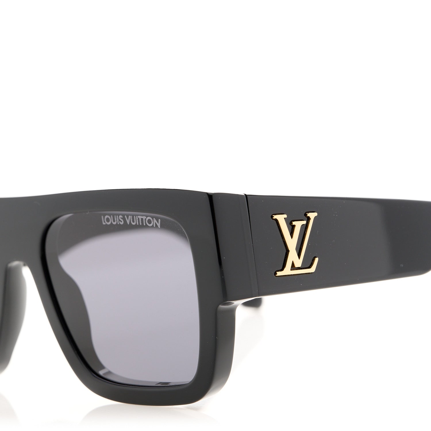 Louis Vuitton Acetate LV Clash Square Large Sunglasses Z2125W Black 5 of 8