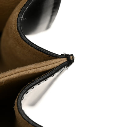 Fendi Vitello Liberty Bi-Color FF 1974 Embossed Small Kan U Shoulder Bag Maya Black 11 of 14