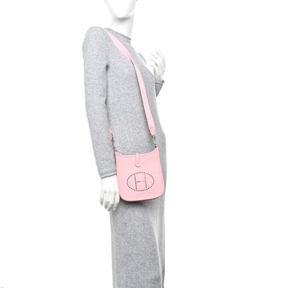 Hermes Taurillon Clemence Evelyne TPM Rose Sakura 2 of 11