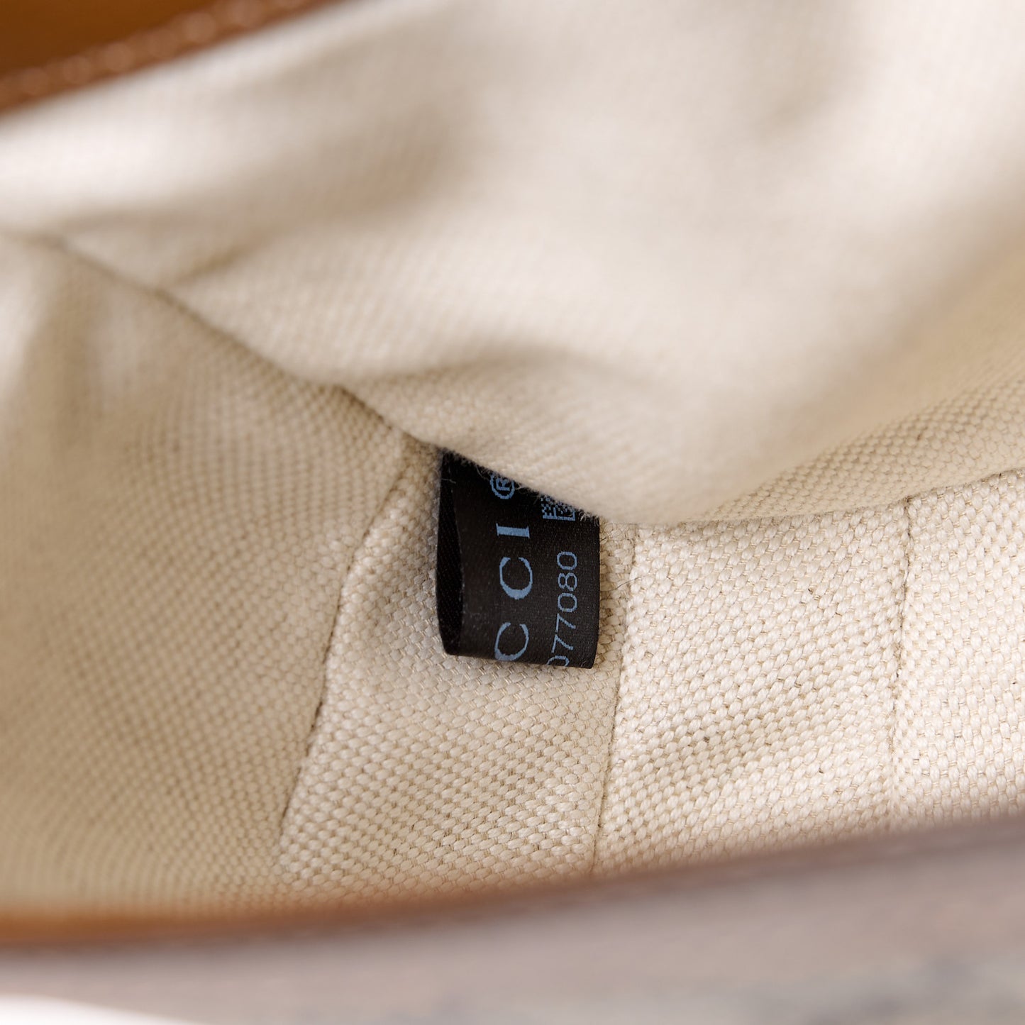 GG Supreme Monogram Web Mini Horsebit 1955 Shoulder Bag Beige Brown Sugar