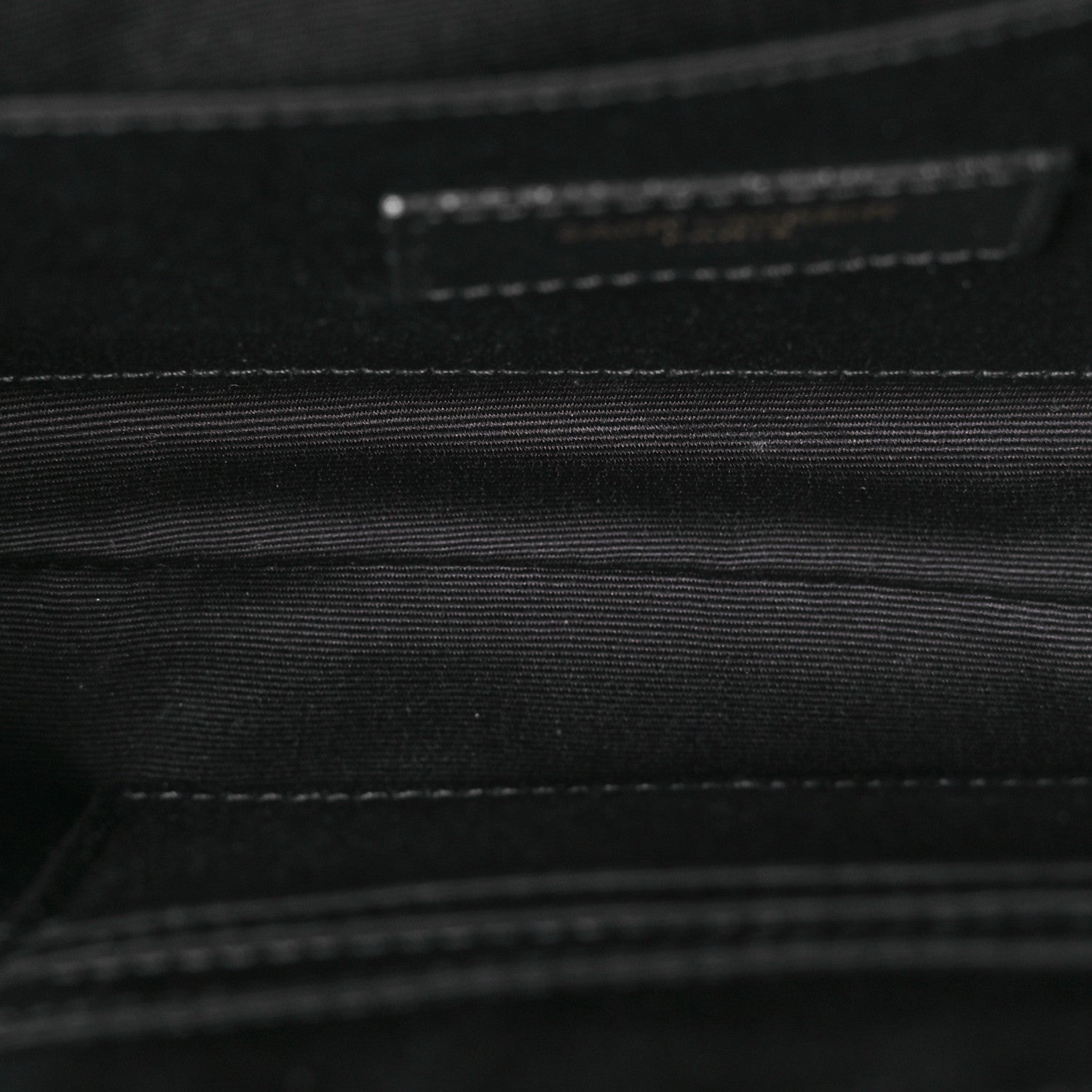 Saint Laurent Grain De Poudre Monogram Belt Bag Black 5 of 10
