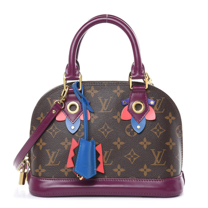 Louis Vuitton Monogram Totem Alma BB Magenta 1 of 12