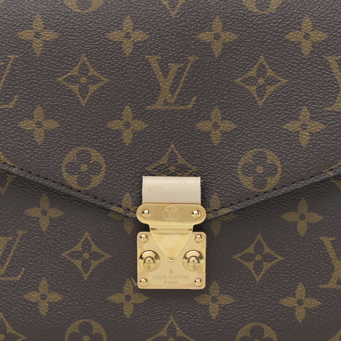 Monogram Braided Pochette Metis Creme Beige