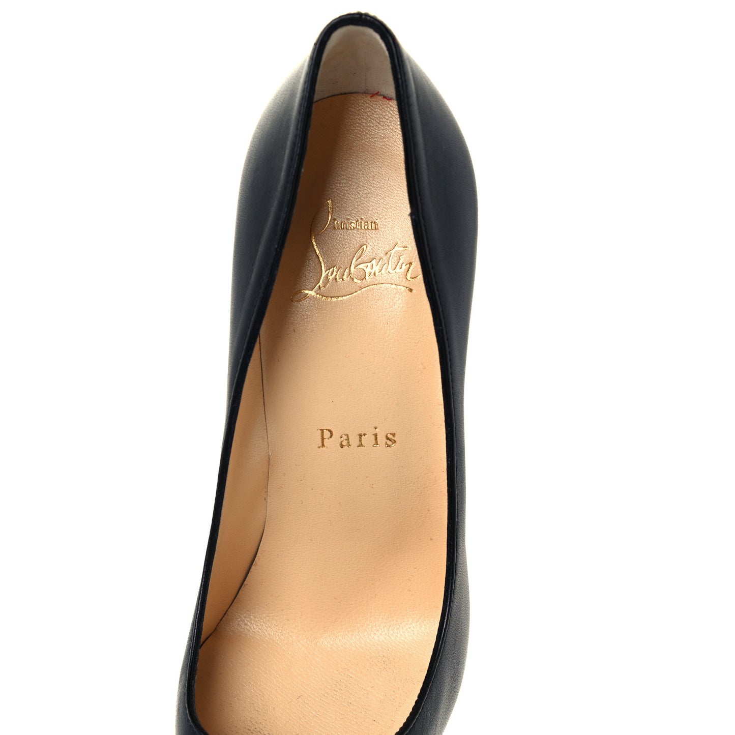 Shiny Nappa Pigalle Follies 100 Pumps 35.5 Black