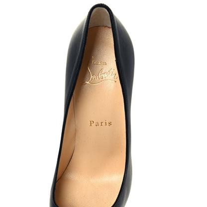 Christian Louboutin Shiny Nappa Pigalle Follies 100 Pumps 35.5 Black 9 of 9