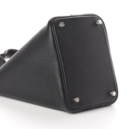 Hermes Taurillon Clemence Picotin Lock 18 PM Black 8 of 10