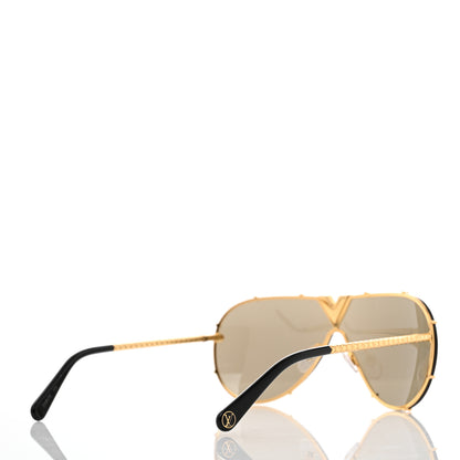 Louis Vuitton LV Drive Sunglasses Z0897E Gold 4 of 7