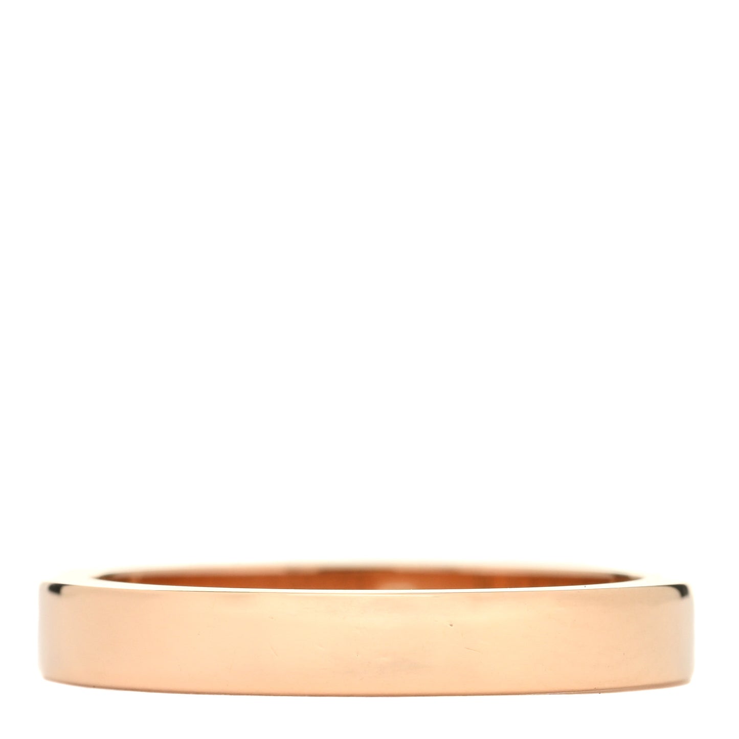 18K Pink Gold Diamond 3mm C De Cartier Wedding Band Ring 52 6