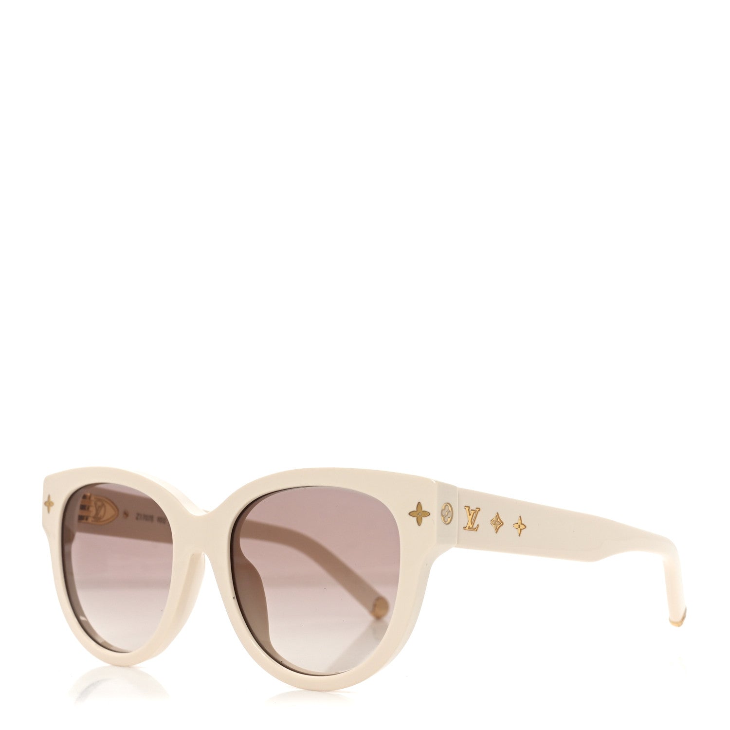 Louis Vuitton Acetate My Monogram Soft Cat Eye Sunglasses Z1707E White 1 of 6