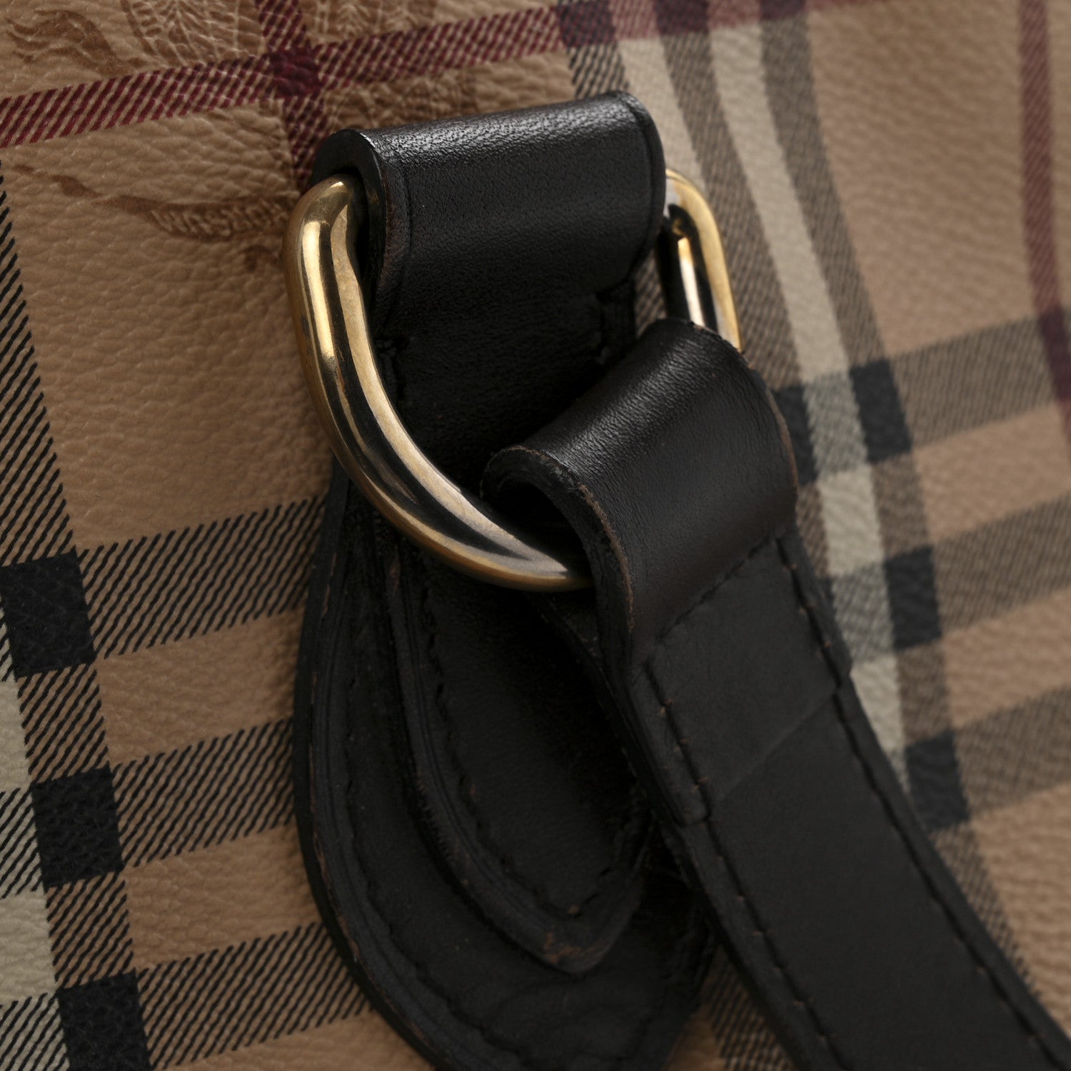 Burberry Haymarket Check Medium Regent Tote Chocolate 16 of 18