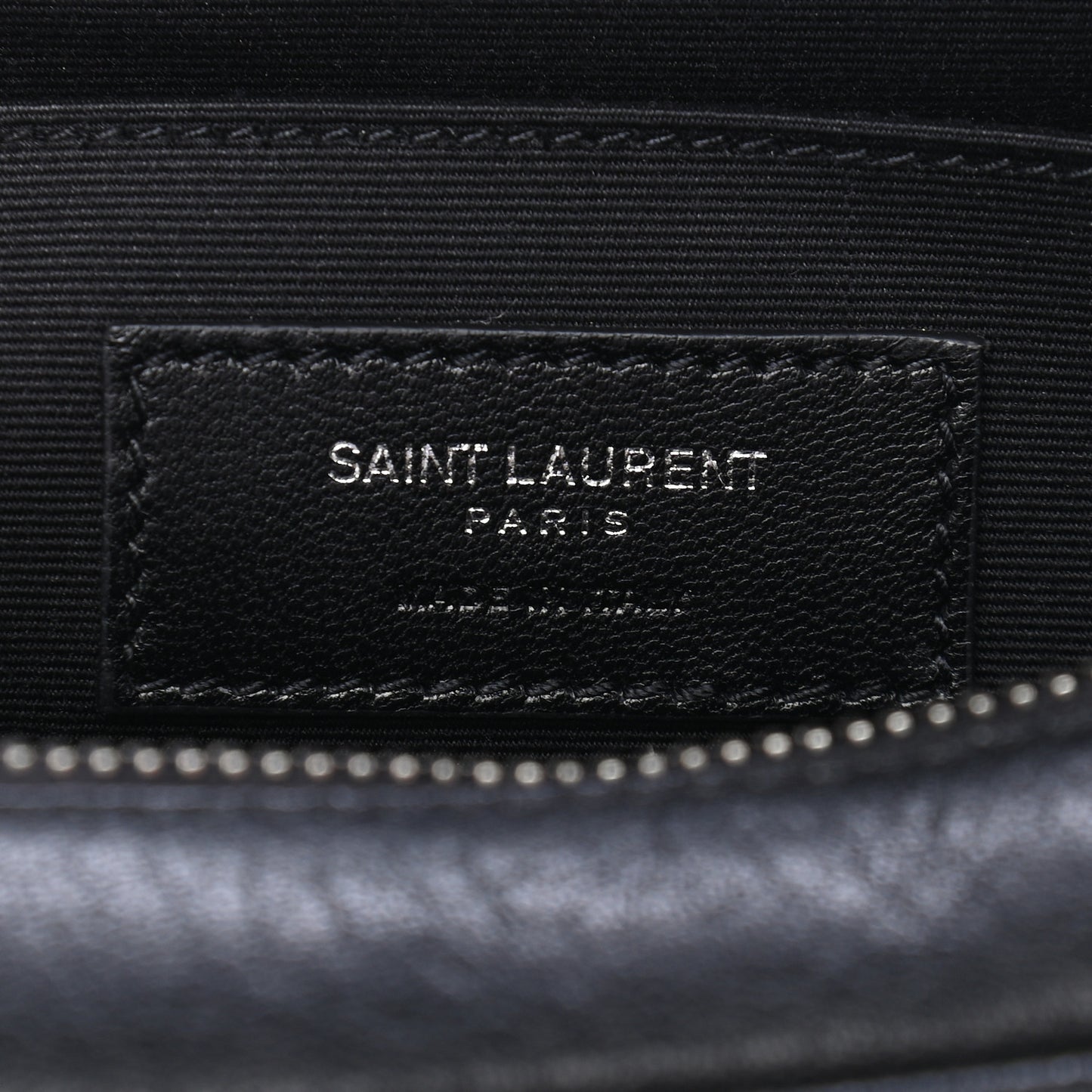 Lambskin Monogram Small Lou Camera Bag Black