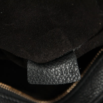 Celine Soft Grained Calfskin Medium Belt Cabas Phantom Black 8 of 8