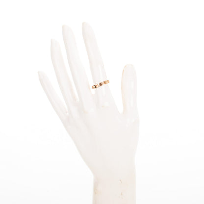 Tiffany 18K Rose Gold Diamond Atlas Pierced Ring 5.5 2 of 4