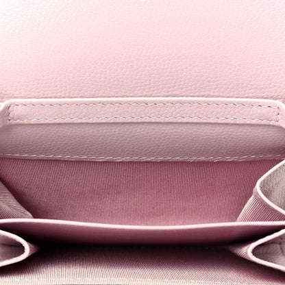 Chanel Caviar Quilted Coco Candy Card Holder On Chain Light Pink 5 of 12
