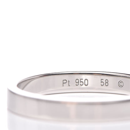 Cartier Platinum 3mm C De Wedding Band 58 8.25 5 of 6